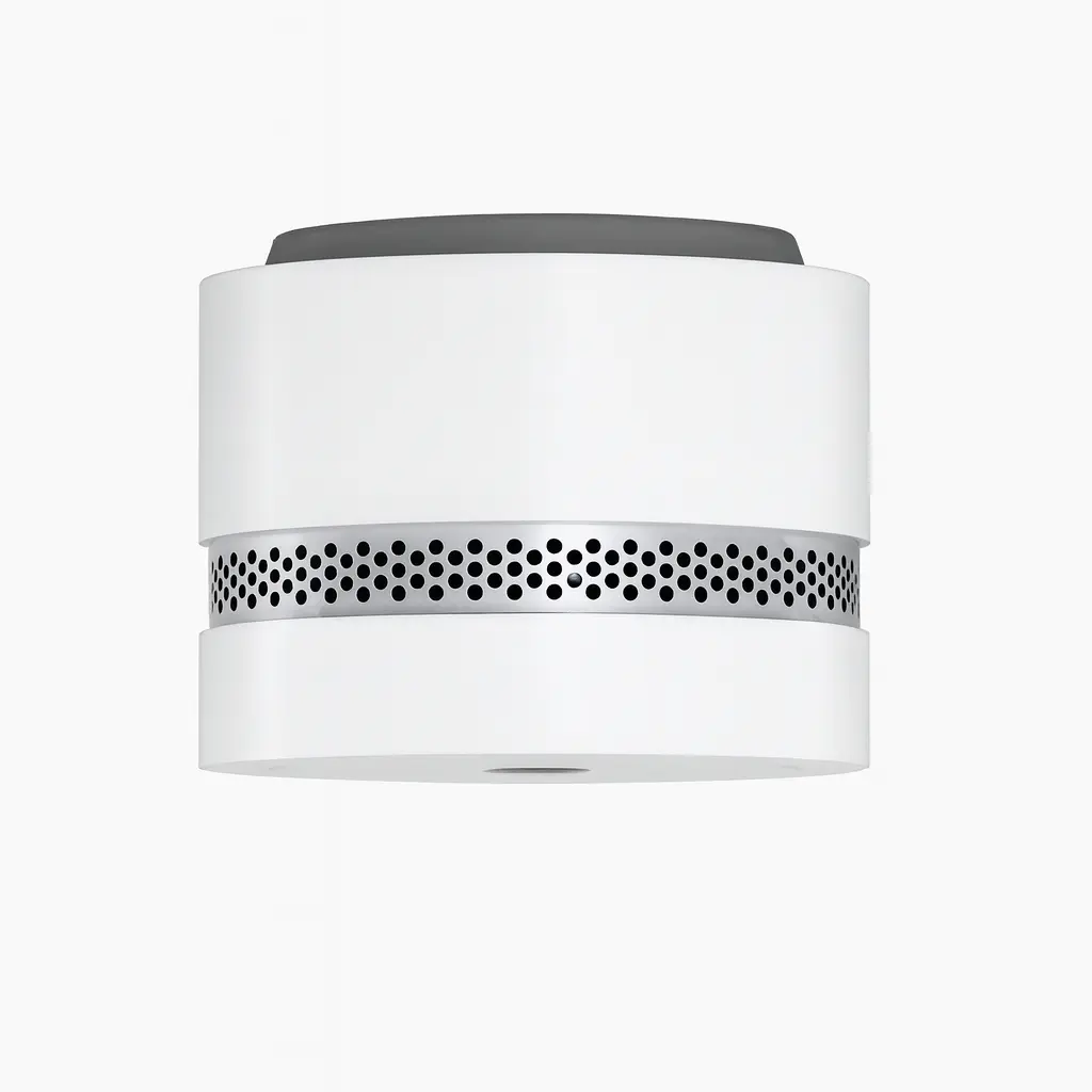 Mini smoke alarm, white, 10y