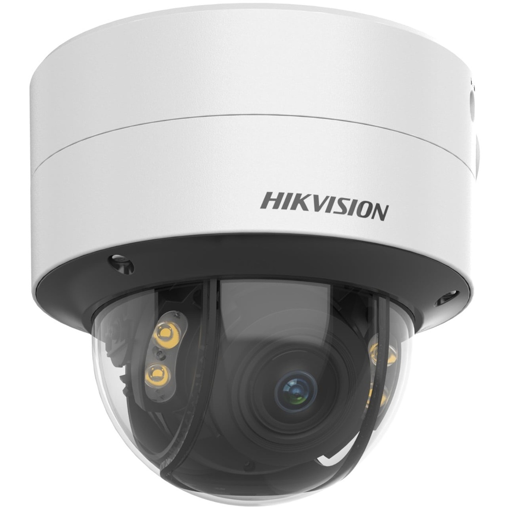 Hikvision dome DS-2CD2747G2-LZS F3.6-9 (white, 4 MP, 40 m. LED, ColorVu)