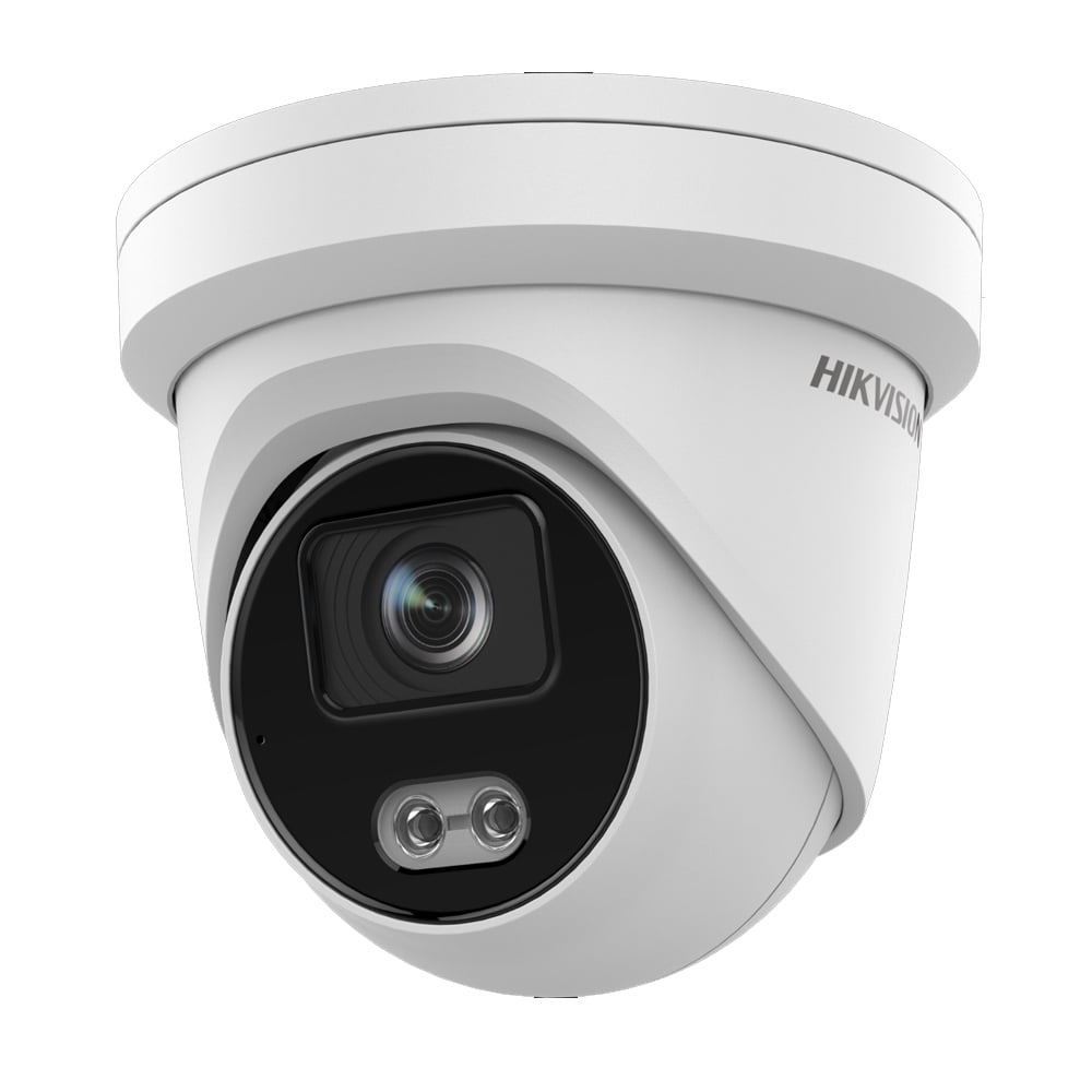 Hikvision dome DS-2CD2347G2-LU F4  (white, 4 MP, 30 m. LED, ColorVu)
