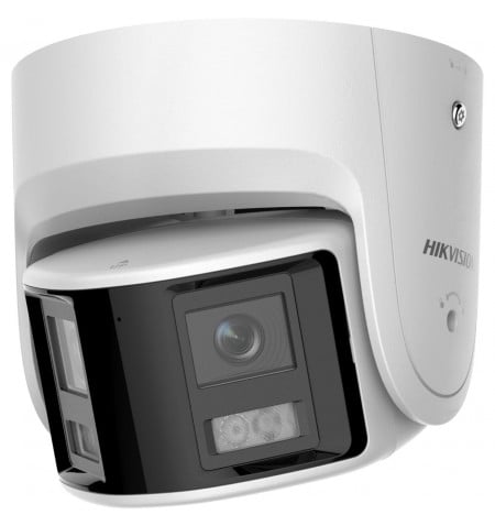 Hikvision dome DS-2CD2346G2P-ISU/SL(C) F2.8 (white, 4 MP, 30 m. IR, AcuSense, 180° panoramic)
