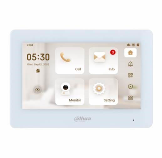 MONITOR LCD 7" IP DOORPHONE/WI-FI VTH5421HW-W DAHUA