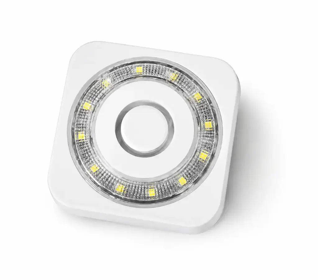 Indoor siren with flash 12V, white body/lens/LED