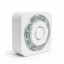 Indoor siren with flash 12V, white body/lens/LED