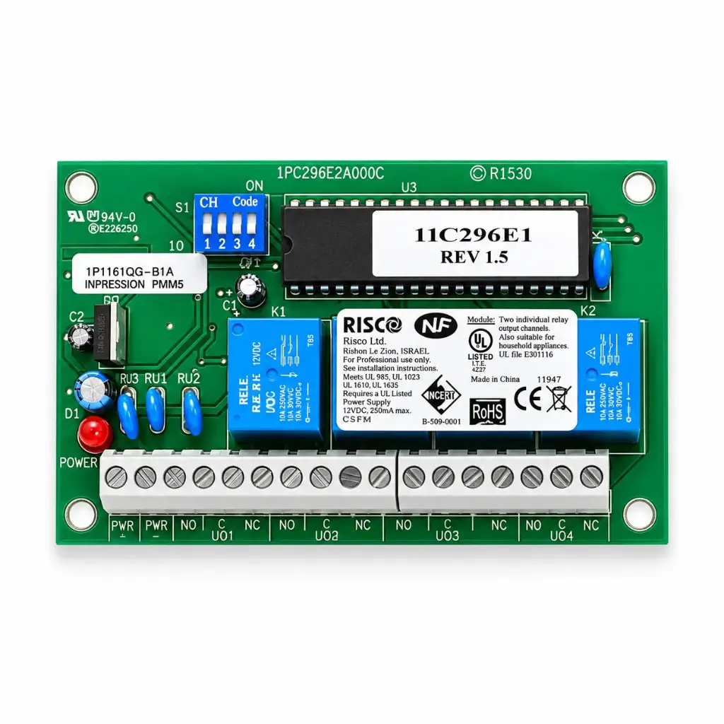 4 Relay Outputs + IMQ