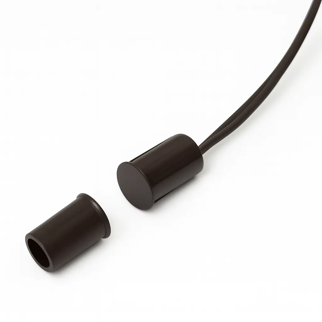 Recessed contact 15x9mm, BLACK