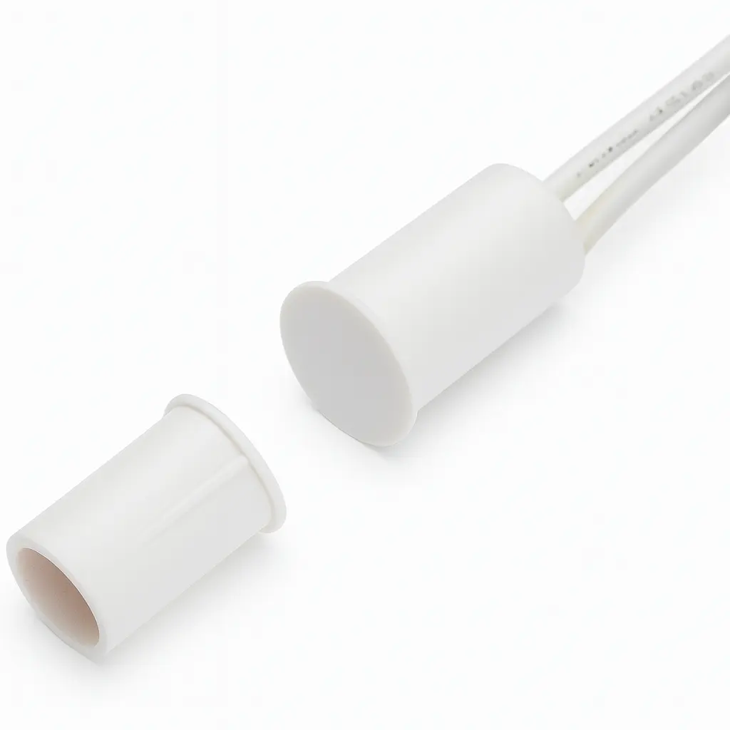 Recessed contact 15x9mm, white