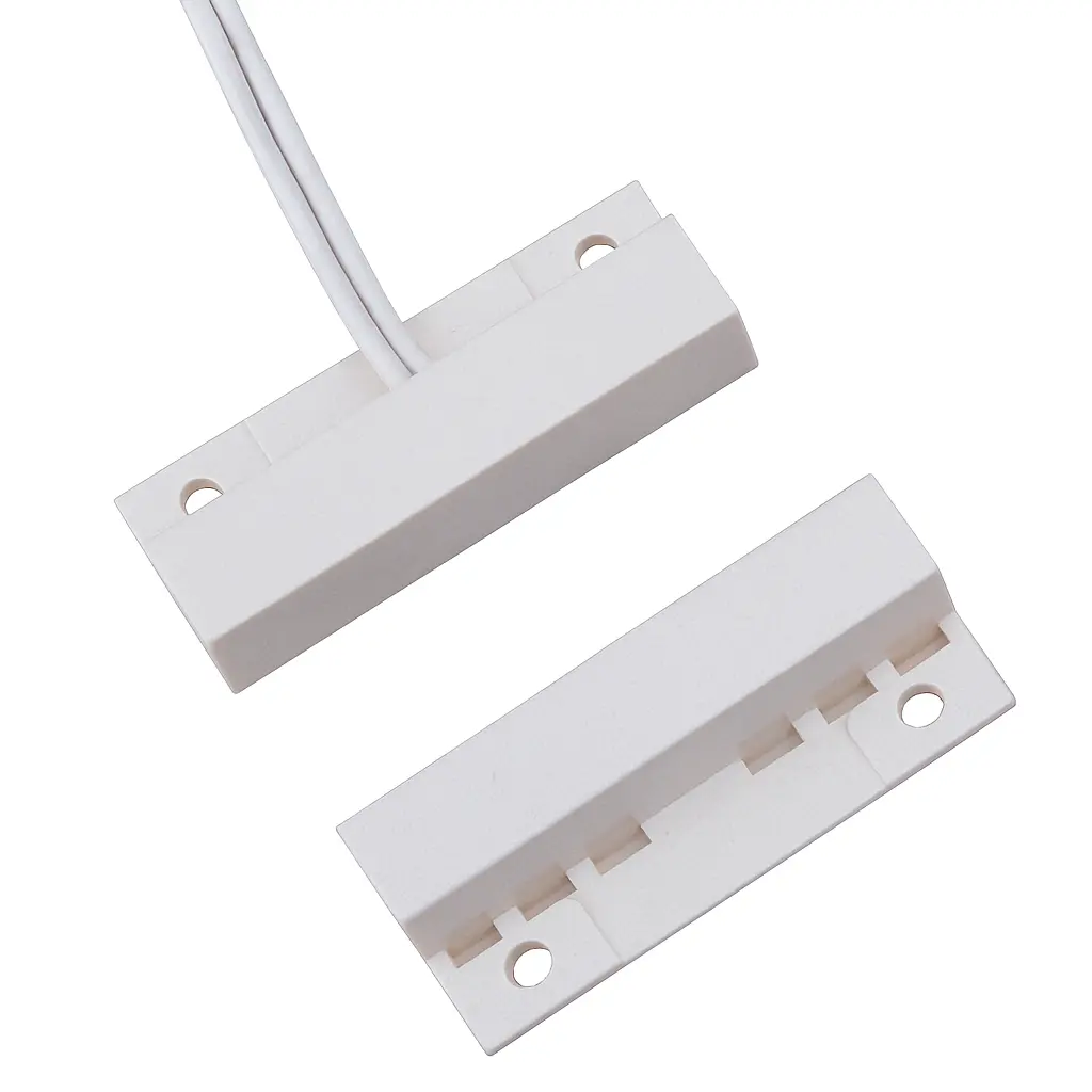 Stick-on contact 33x13mm, white, center