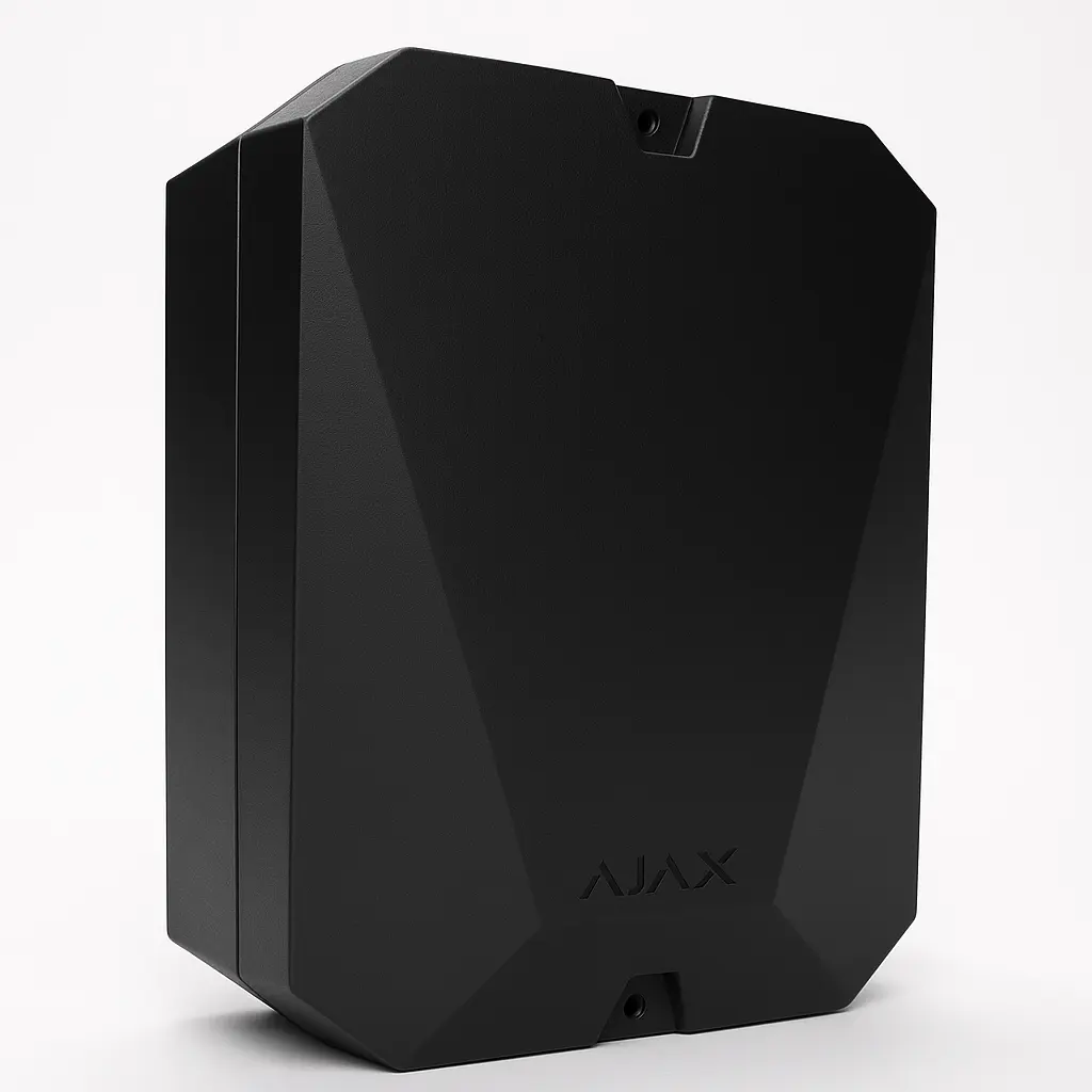 18 zones Ajax module for third-party detector integration, black