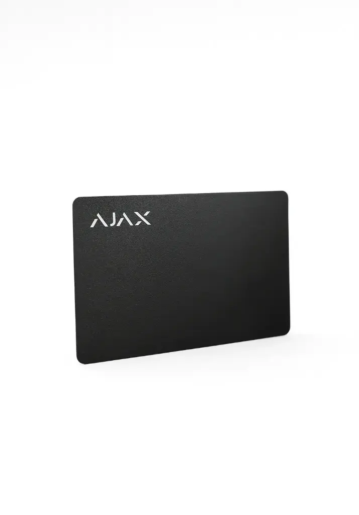 Ajax contactless card for security management (black)