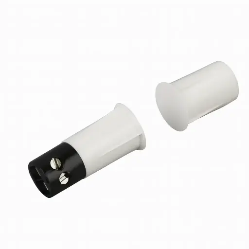 [BR-1013T WH] Recessed magnetic contact 32x9mm, terminal, white