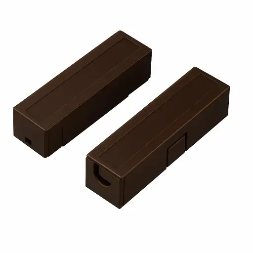 [BS-2033BR] Stick-on contact 50x14mm, brown