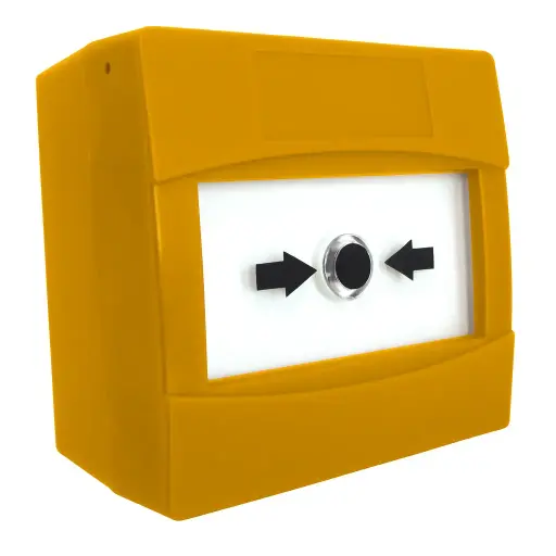 [CDP78] Call point yellow, 2xNC/C/NO, dual mount