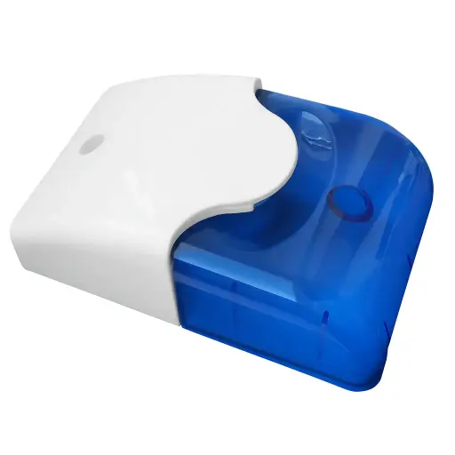 [ES-36LB] Indoor siren with flash 12V, blue