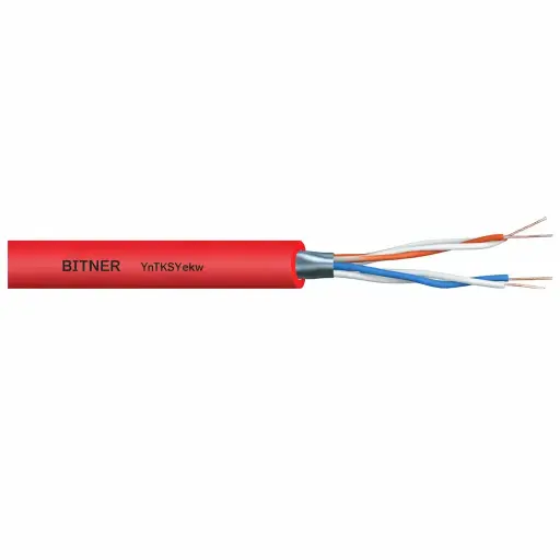 [BTNR2x1] Bitner 1x2x1.0mm (YnTKSYekw) ekranuotas, monolitas, degumo kl. Eca, rite 100m