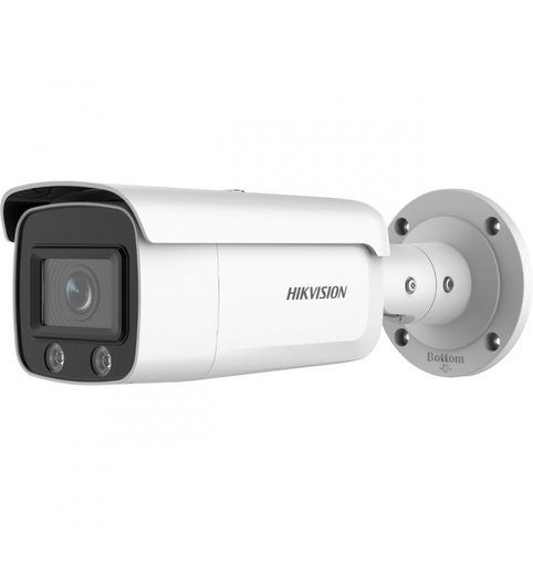 [O203DS2CD455] Hikvision bullet DS-2CD2T47G2-L F4 (no base)  (white, 4 MP, 60 m. LED, ColorVu)