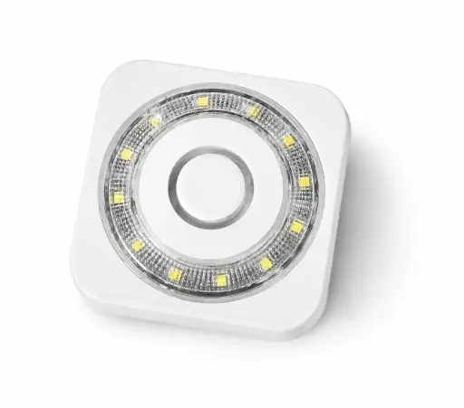 [ES-37WW] Indoor siren with flash 12V, white body/lens/LED