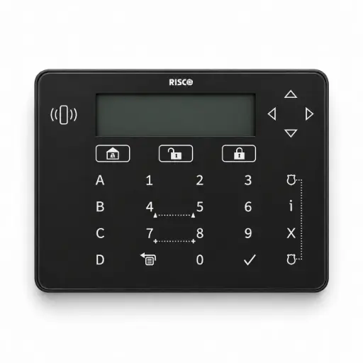 [RPKELPB0000B] Elegant Keypad, Black W/Prox