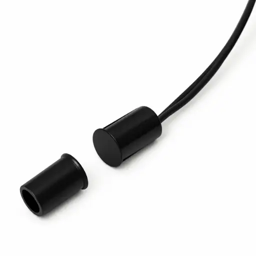 [BR-1011BL] Recessed contact 15x9mm, BLACK
