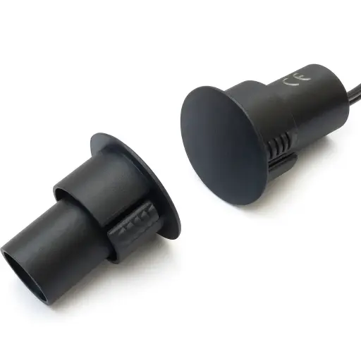 [BR-1021BL] Recessed contact 30x19mm, black